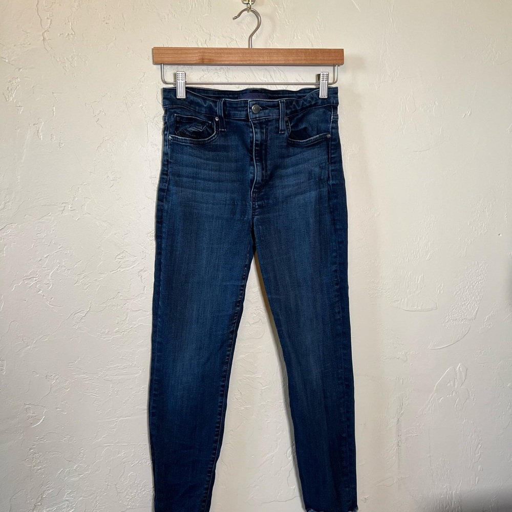 Joe’s Jeans Size 28 Dark Wash Raw Hem Skinny Jeans